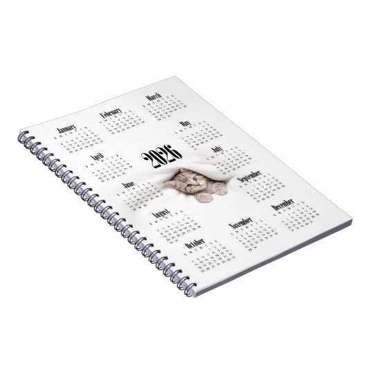 Kitty 2026 Kalender Notizblock (Rechte Seite)