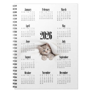 Kitty 2026 Kalender Notizblock