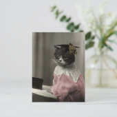 Kitty Abschiedsrednerin Postkarte (Stehend Vorderseite)