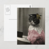 Kitty Abschiedsrednerin Postkarte (Vorne/Hinten)