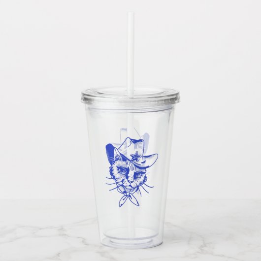 Kitty Acrylic Tumbler Acryltrinkbecher (Vorderseite)