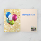 Kitty and Cupcake 50 Jahre Geburtstag Karte (Innenseite)