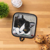 Kitty and ladybuts Oven Mitts & Pot Holders Topflappen (Oben Unten)