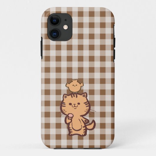 Kitty and Little Chicken Case-Mate iPhone Hülle (Rückseite)