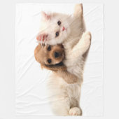 Kitty and Pup Fleecedecke (Vorderseite)