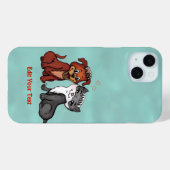 Kitty and Puppy , bearbeiten Sie Ihren Text Case-Mate iPhone Hülle (Rückseite (Horizontal))