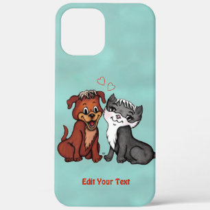 Kitty and Puppy , bearbeiten Sie Ihren Text Case-Mate iPhone Hülle