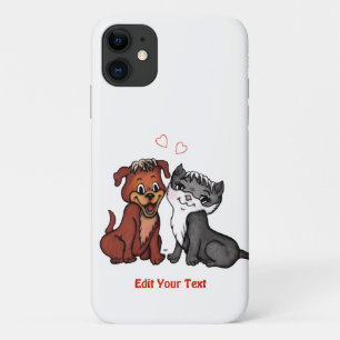 Kitty and Puppy , bearbeiten Sie Ihren Text Case-Mate iPhone Hülle