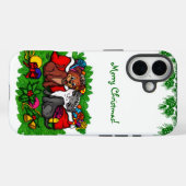 Kitty and Puppy , Happy XMas Case-Mate iPhone Hülle (Rückseite (Horizontal))