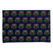 Kitty and Puppy , Happy XMas Kissenbezug (Vorderseite-Rechts)