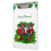 Kitty and Puppy , Happy XMas Klemmbrett (Links)