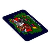 Kitty and Puppy , Happy XMas Magnet (Rechte Seite)