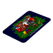 Kitty and Puppy , Happy XMas Magnet (Linke Seite)