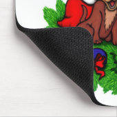 Kitty and Puppy , Happy XMas Mousepad (Ecke)