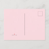 Kitty Angel for Chrismas Ankündigungspostkarte (Rückseite)