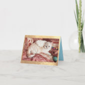 Kitty Angel for Christmas Dankeskarte (Vorderseite)