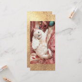 Kitty Angel for Christmas Karte (Vorderseite/Rückseite Beispiel)