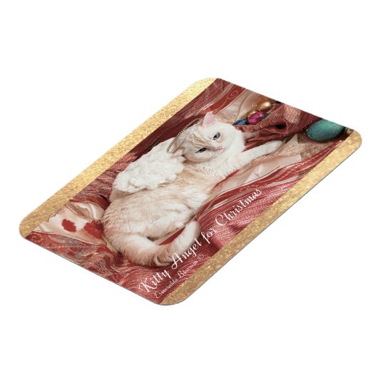 Kitty Angel for Christmas Magnet (Linke Seite)