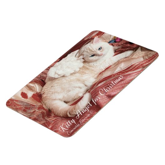 Kitty Angel for Christmas Magnet (Linke Seite)