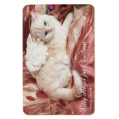 Kitty Angel for Christmas Magnet (Vertikal)