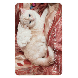 Kitty Angel for Christmas Magnet