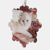 Kitty Angel for Christmas Ornament Karte (Linke Ecke)