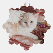 Kitty Angel for Christmas Ornament Karte (Vorderseite)