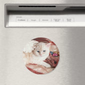 Kitty Angel zu Weihnachten Magnet (In Situ (Geschirrspüler))