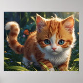 *~* Kitty AP68 5:4 Feline Kitten Cat Ready Poster (Vorne)