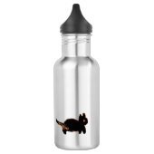 Kitty Art Niedlich Black Cats Edelstahlflasche (Links)