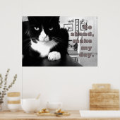 Kitty Attitude - Vorwärts gehen, mein Day Poster m (Küche)