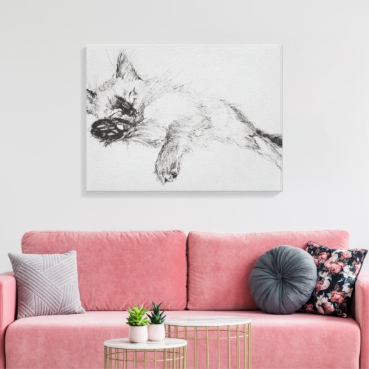 Kitty 'Baby' Leinwanddruck (Insitu (Wohnzimmer))