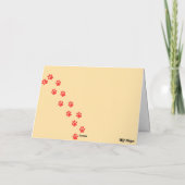 Kitty Baseball Karte (Rückseite)