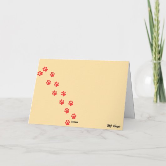 Kitty Baseball Karte (Rückseite)