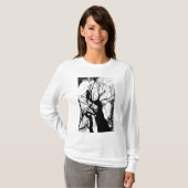 KITTY-BAUM-SILHOUETTE B&W T-Shirt (Vorne ganz)
