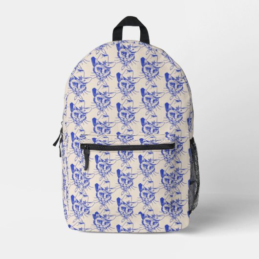 Kitty Bedruckter Rucksack (Vorderseite)