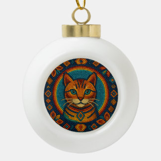 Kitty Beet Design Keramik Kugel-Ornament