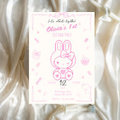 Kitty Birthday Girl Invitation Einladung