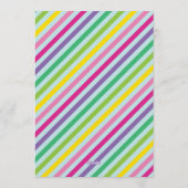 Kitty Birthday Invitation / Girl Kitten Party Einladung (Rückseite)