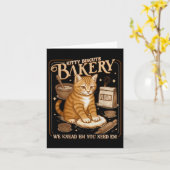 Kitty Biscuits Bäckerei Funny Karte (Gelbe Blume)