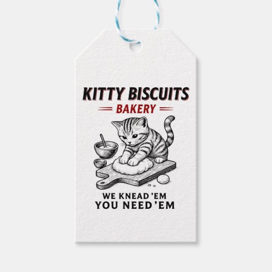 Kitty Biscuits Bäckerei Geschenkanhänger (Vorderseite)