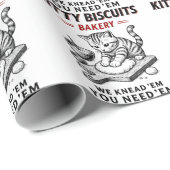 Kitty Biscuits Bäckerei Geschenkpapier (Rolleneckpunkt)