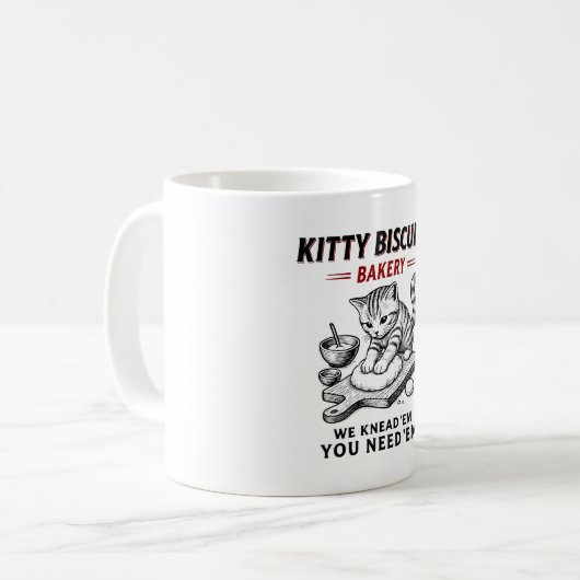 Kitty Biscuits Bäckerei Kaffeetasse (Vorderseite Links)