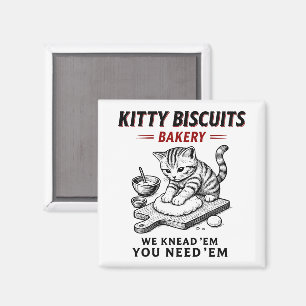 Kitty Biscuits Bäckerei Magnet