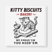 Kitty Biscuits Bäckerei Magnet (Vorne)