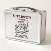 Kitty Biscuits Bäckerei Metall Brotdose (Vorderseite)