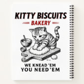 Kitty Biscuits Bäckerei Notizblock (Rückseite)