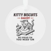 Kitty Biscuits Bäckerei Ornament (Rückseite)
