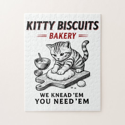 Kitty Biscuits Bäckerei Puzzle (Vertikal)