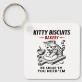 Kitty Biscuits Bäckerei Schlüsselanhänger (Vorderseite)